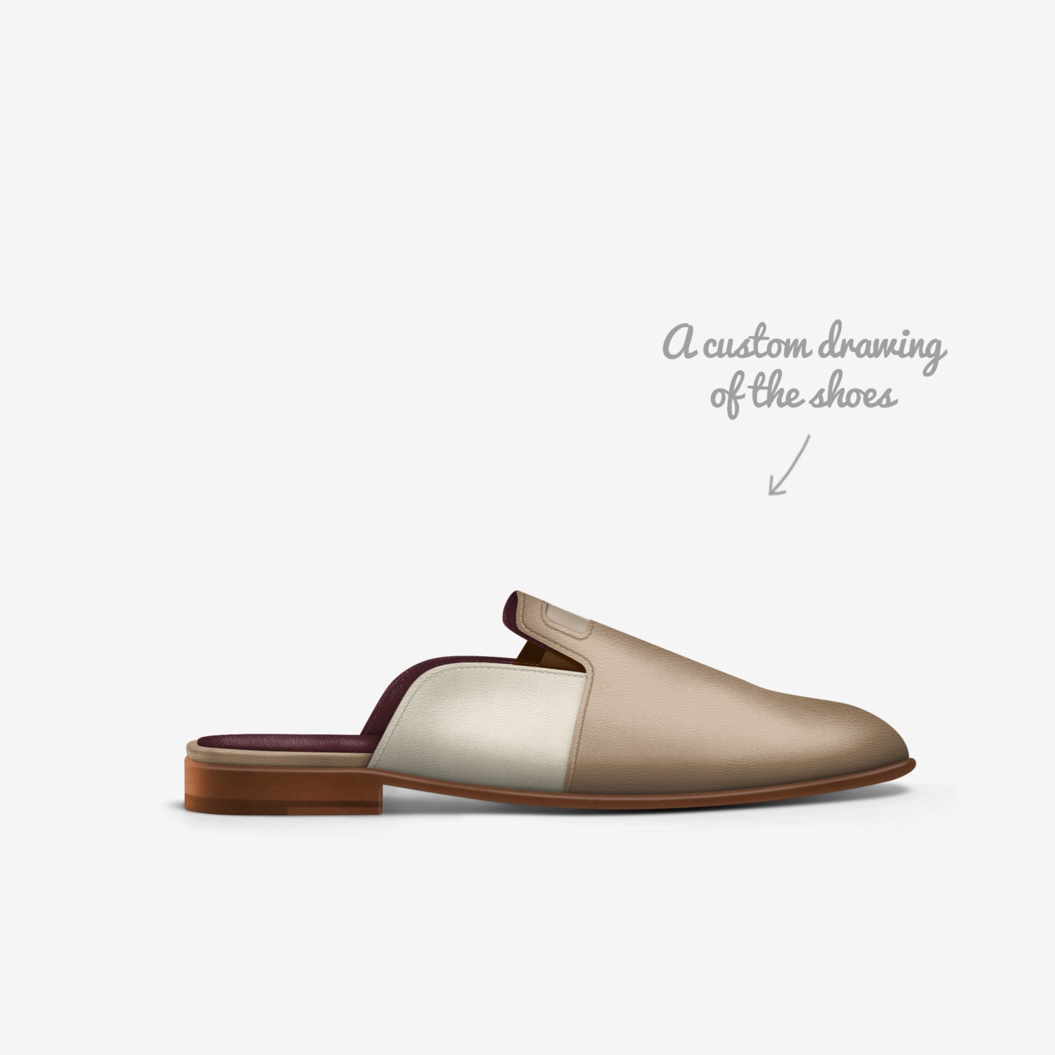 eLBie's custom made in Italy shoes by Laurie Beth Kesterson | Sketch view