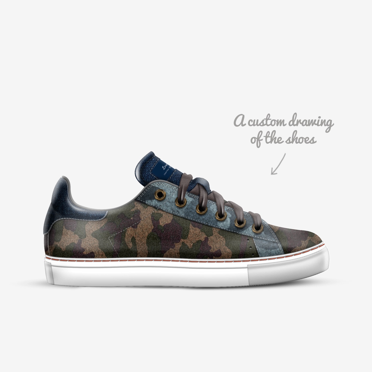 ZO Co. custom made in Italy shoes by Frank E Niles Jr | Sketch view