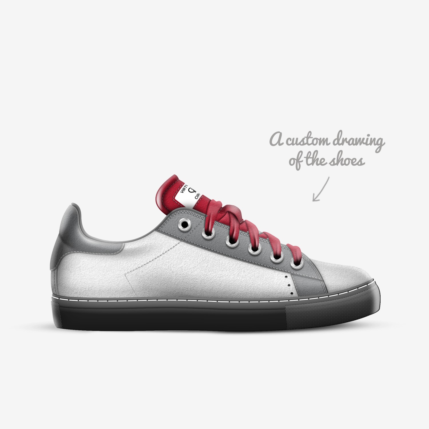 VC PROTOKIND 1.1 custom made in Italy shoes by Paul Cabellon | Sketch view