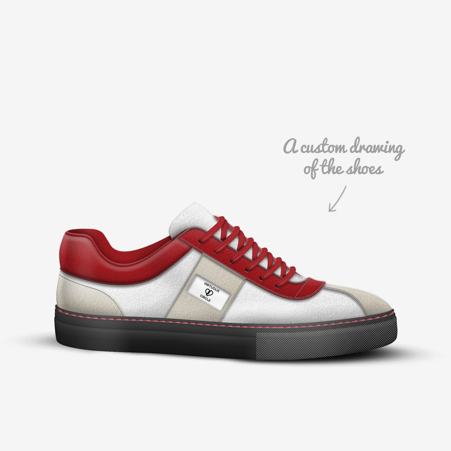 VC PROTOKIND 1.2 custom made in Italy shoes by Paul Cabellon | Sketch view