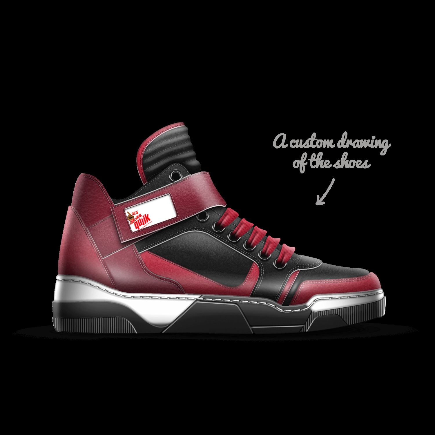 You out of line A Custom Shoe concept by B Youngotb