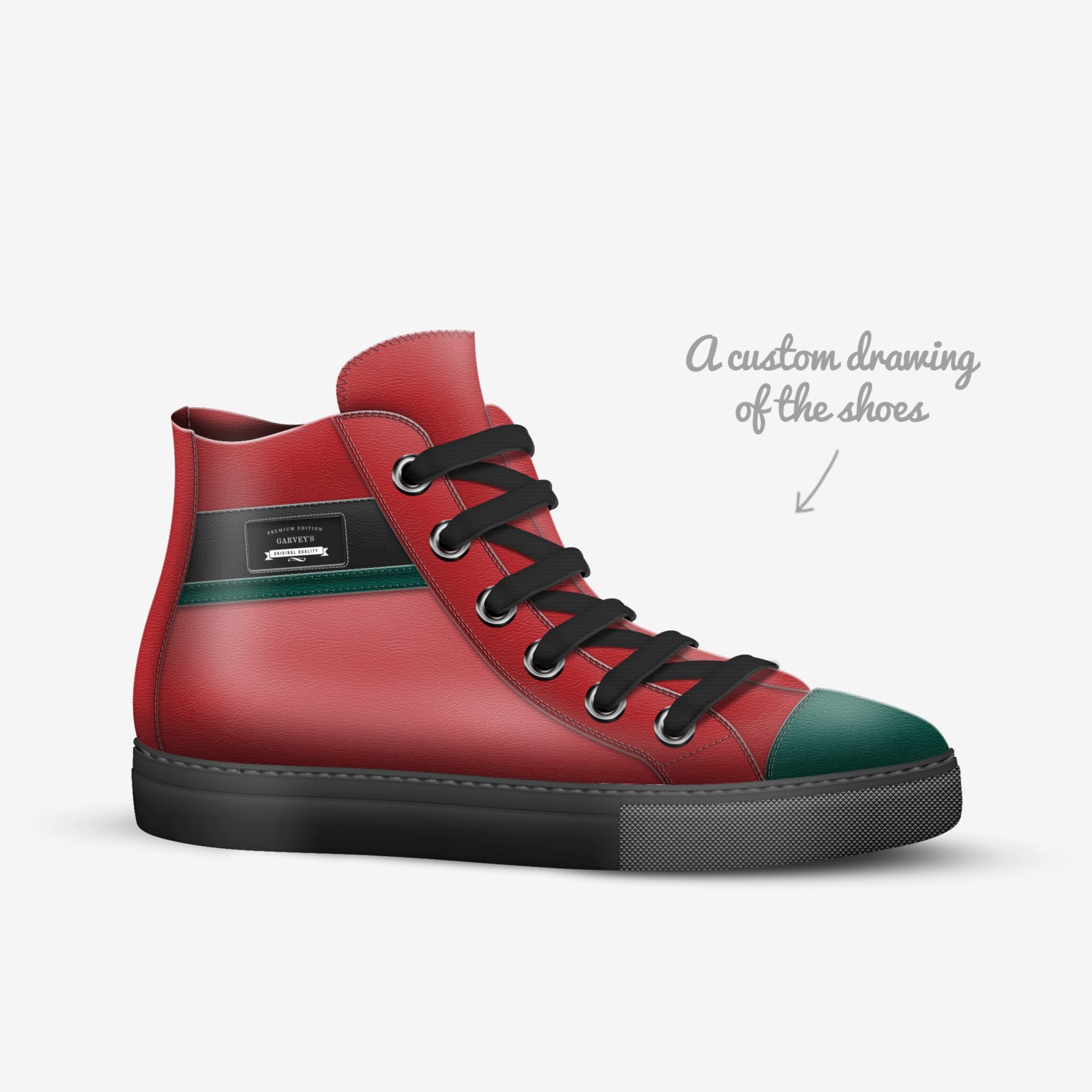 Startup Pirates custom made in Italy shoes by Rafael Pires | Sketch view