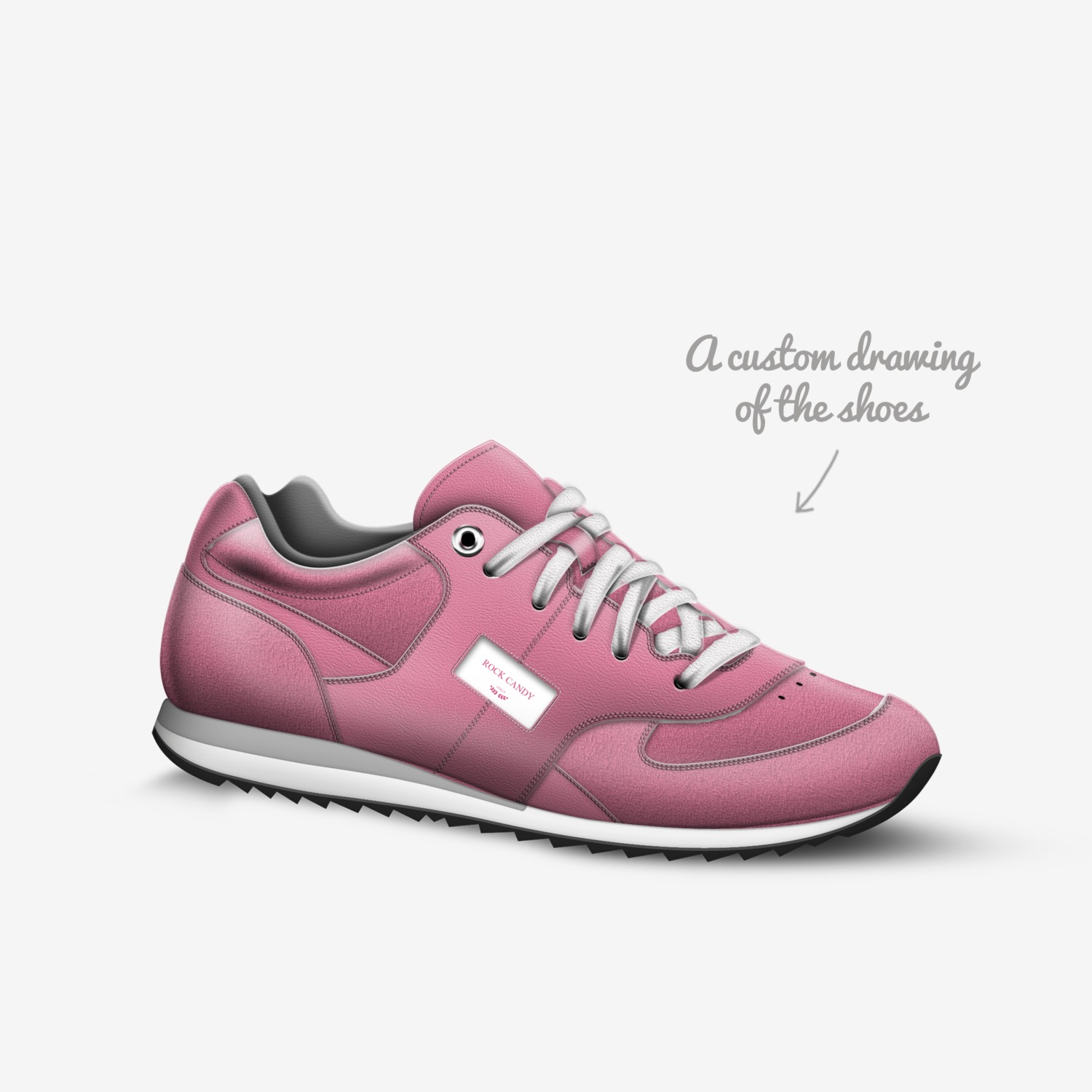 ROCK CANDY custom made in Italy shoes by Jaz Vergara | Sketch view