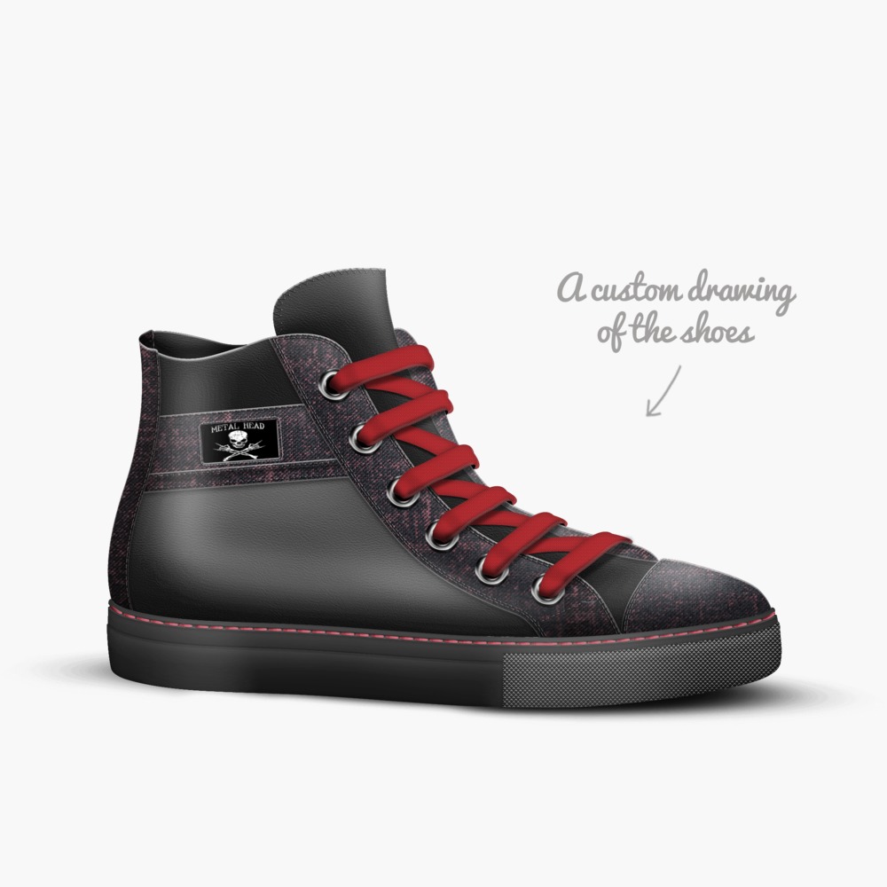 Metal Head limited edition shoe Metal Head artisan made in Italy shoes by Mark Cymanski
