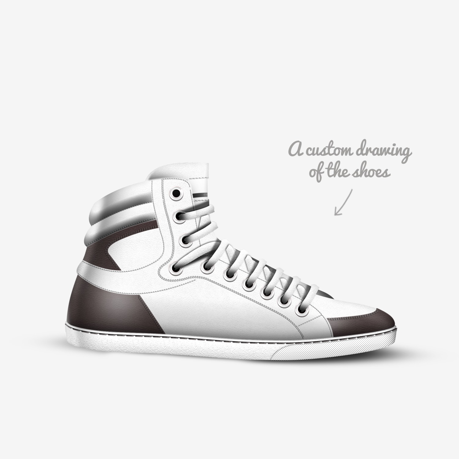 SQ custom made in Italy shoes by Darlington Ijieh | Sketch view