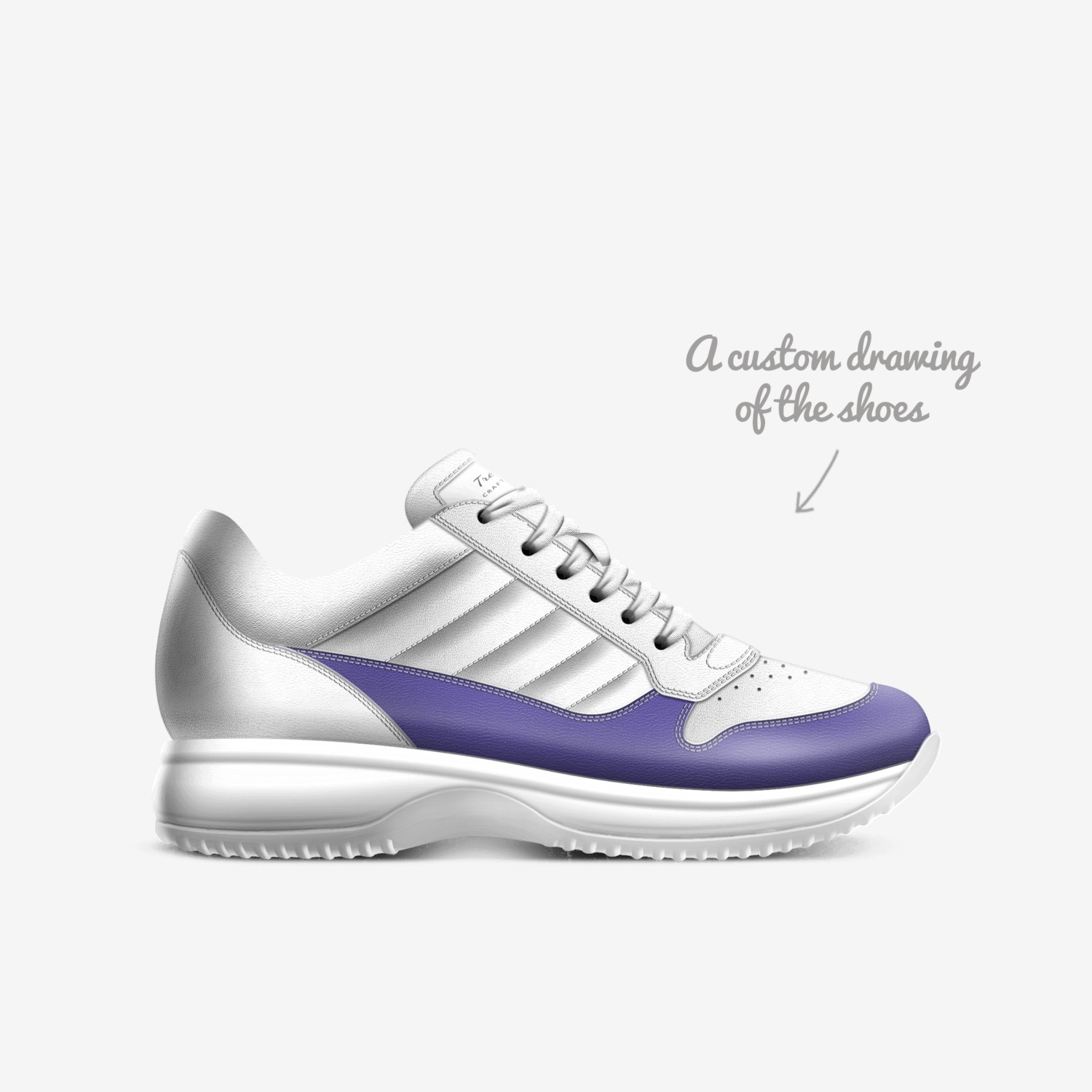 Trend Setters custom made in Italy shoes by Steven Wills | Sketch view