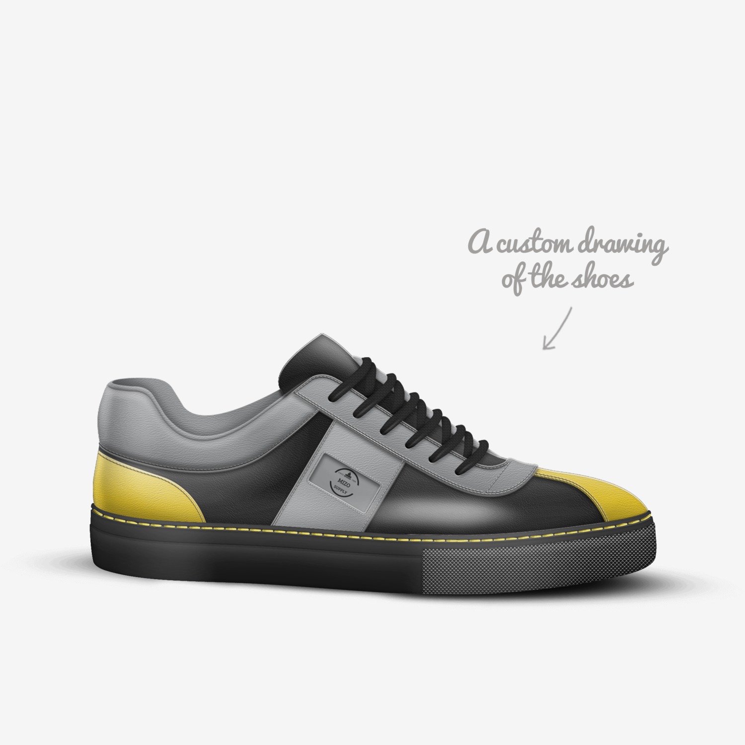 Michael Mizo Lewis custom made in Italy shoes by Michael Lewis | Sketch view