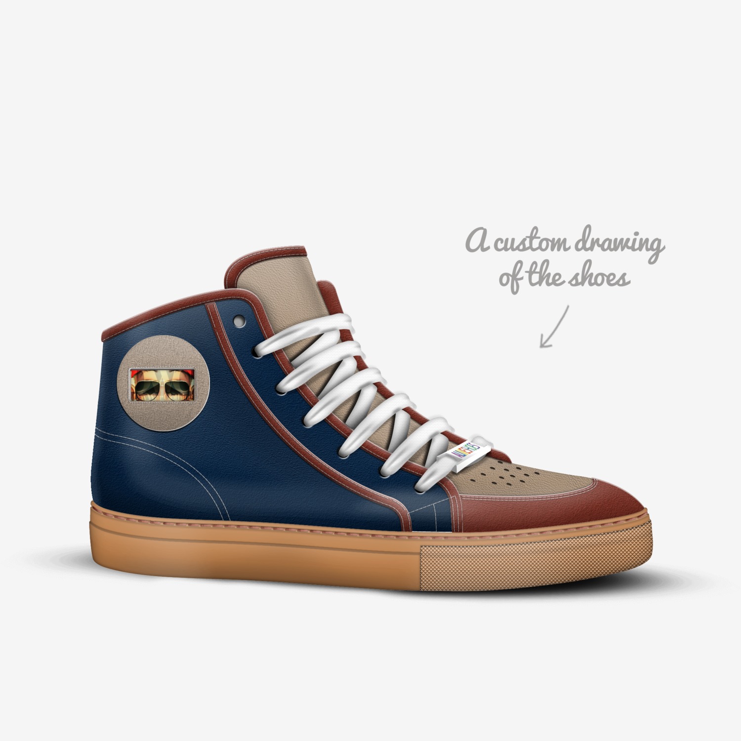 DWC 2020 KINGS  custom made in Italy shoes by King Blair | Sketch view