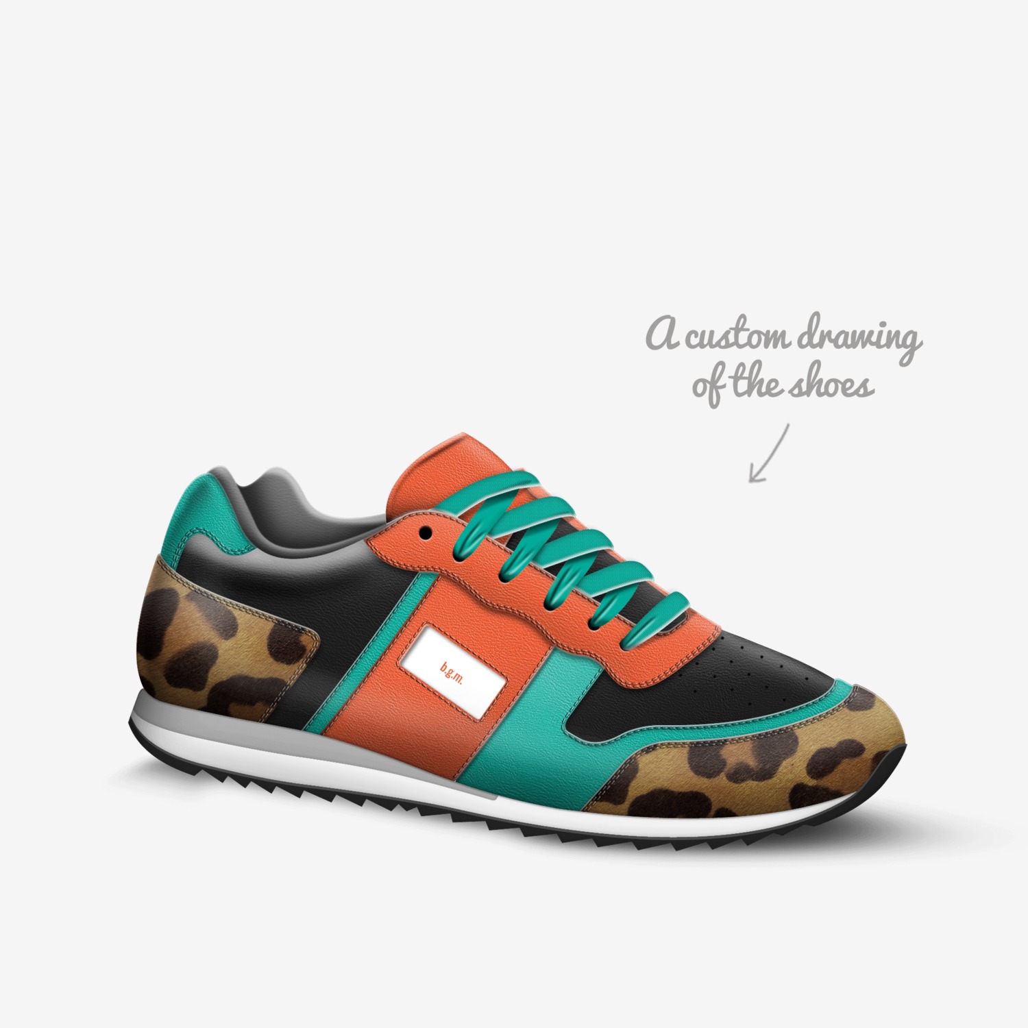 BGM custom made in Italy shoes by Carly Hurdle | Sketch view