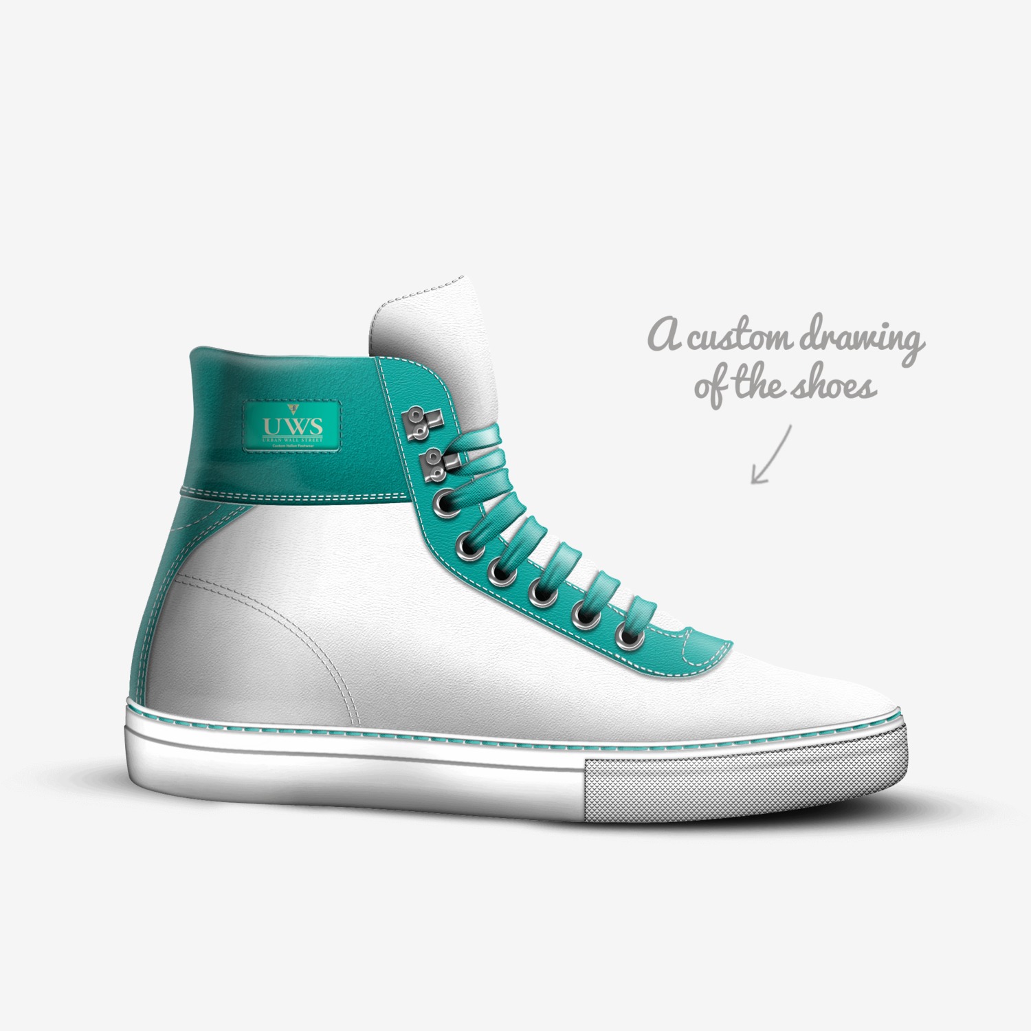 Ice Capes custom made in Italy shoes by Urbanwallstreet Earl | Sketch view
