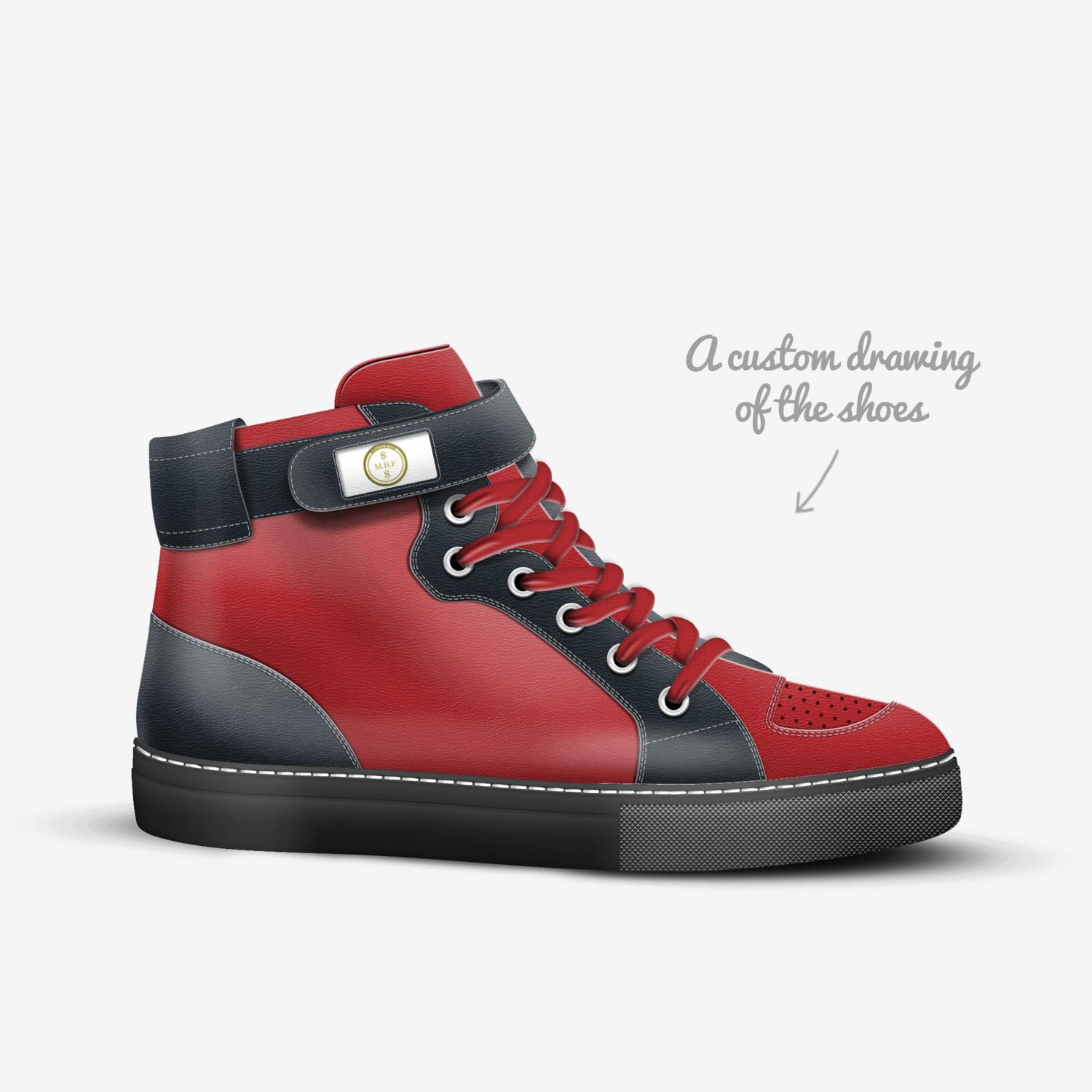 MBF 1s custom made in Italy shoes by Jonathan Franklin | Sketch view
