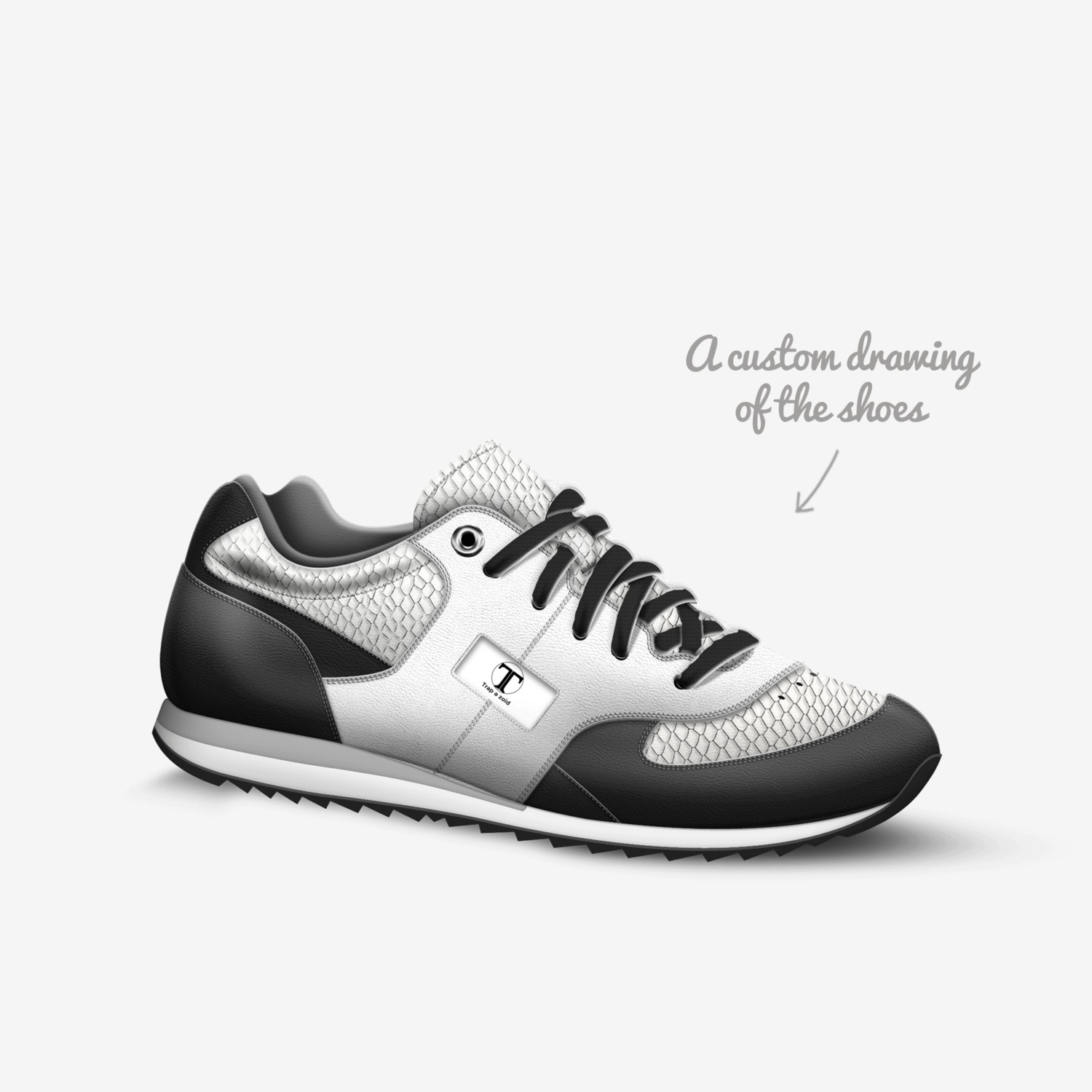 All World custom made in Italy shoes by Jerrod Skipper | Sketch view