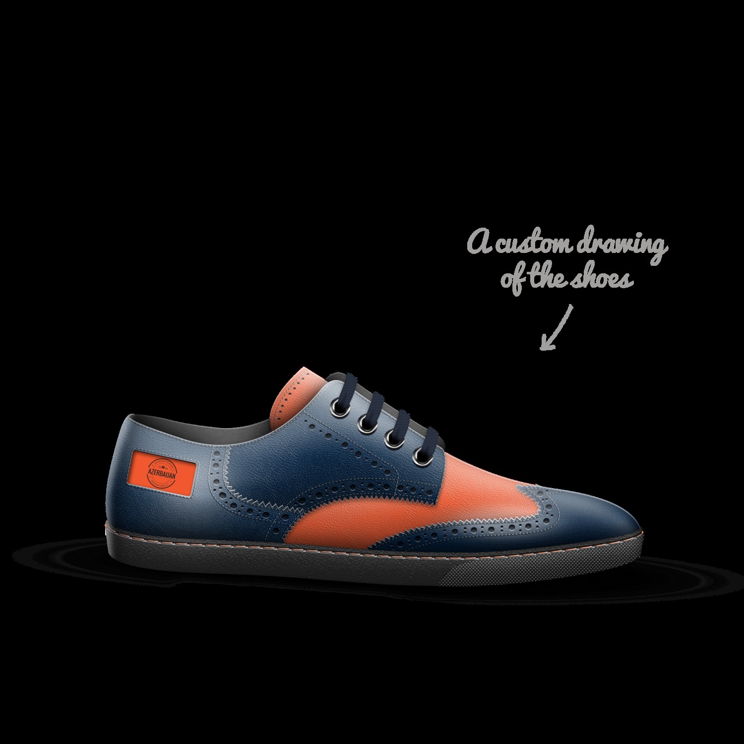 Azerbaijan | A Custom Shoe concept by Saify Talib