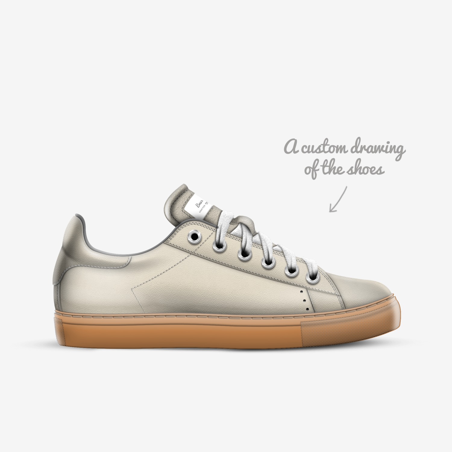 Bear paws custom made in Italy shoes by Matt Leclair | Sketch view