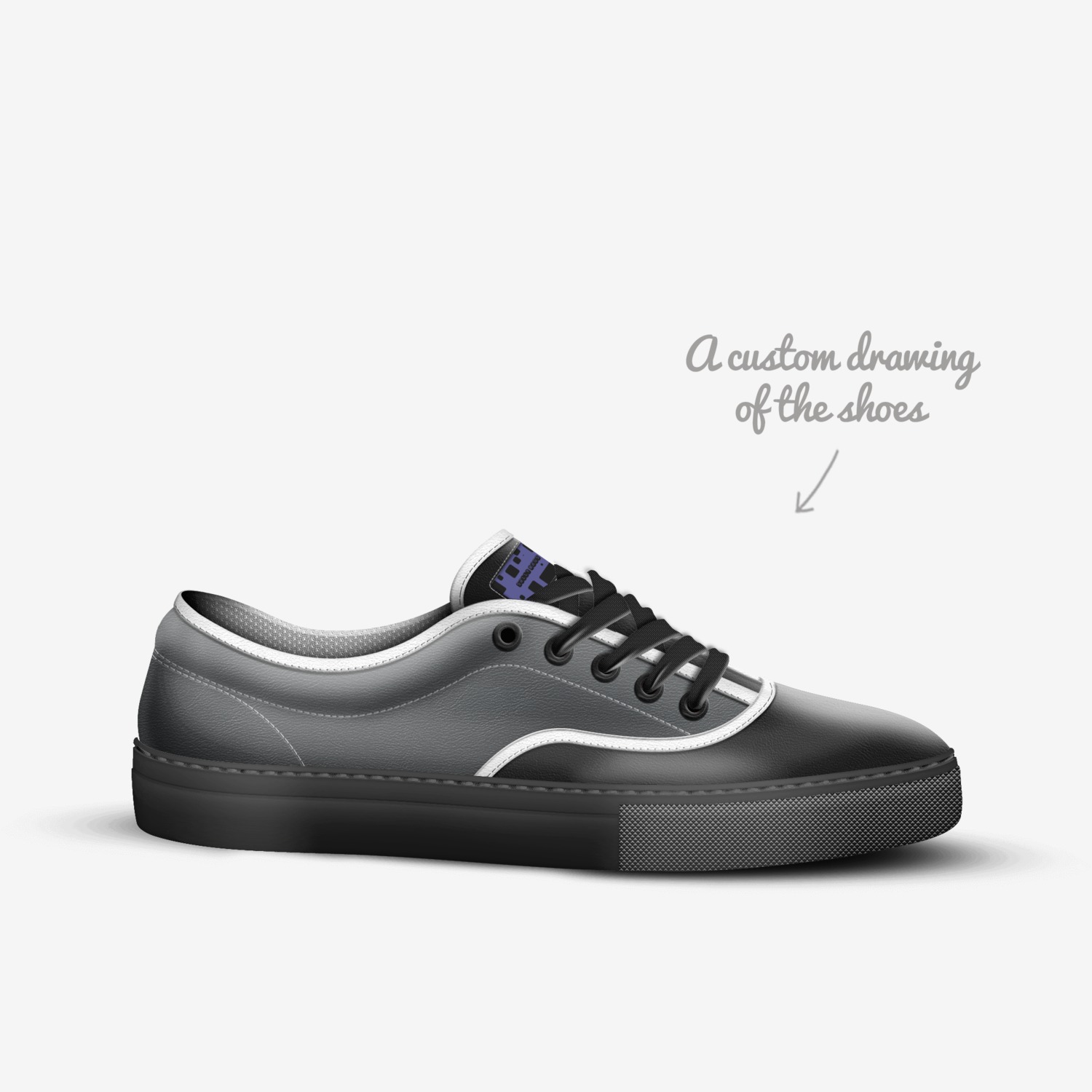 Sally Wags custom made in Italy shoes by Sally Conarty | Sketch view