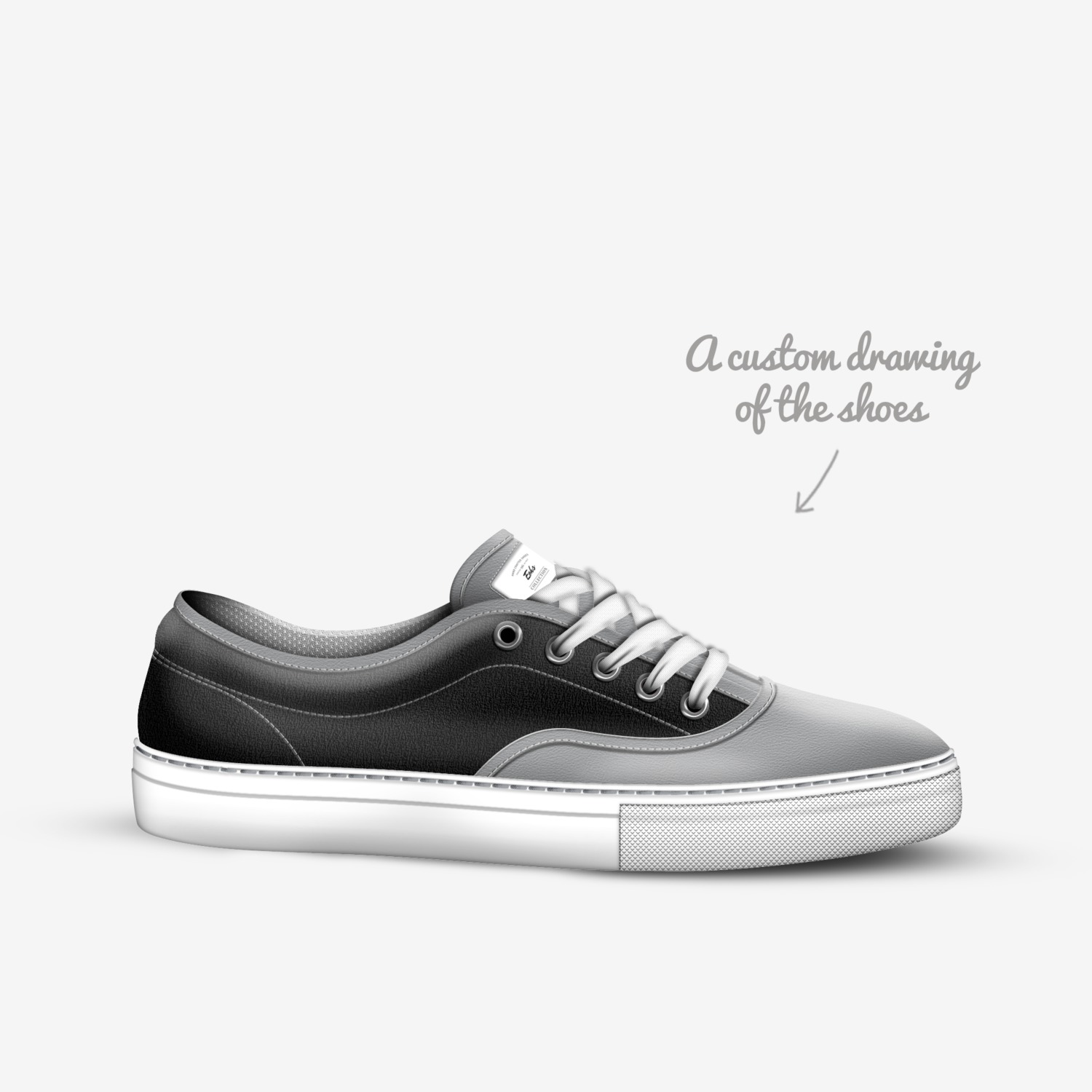 Seohs custom made in Italy shoes by Greg High | Sketch view