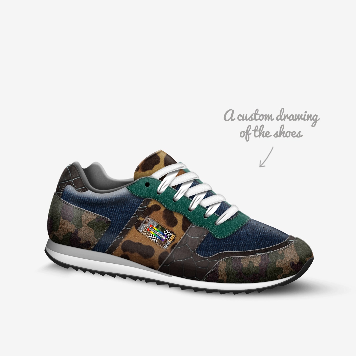 GUNNAR FOSHAY custom made in Italy shoes by Madison L. Mobley | Sketch view