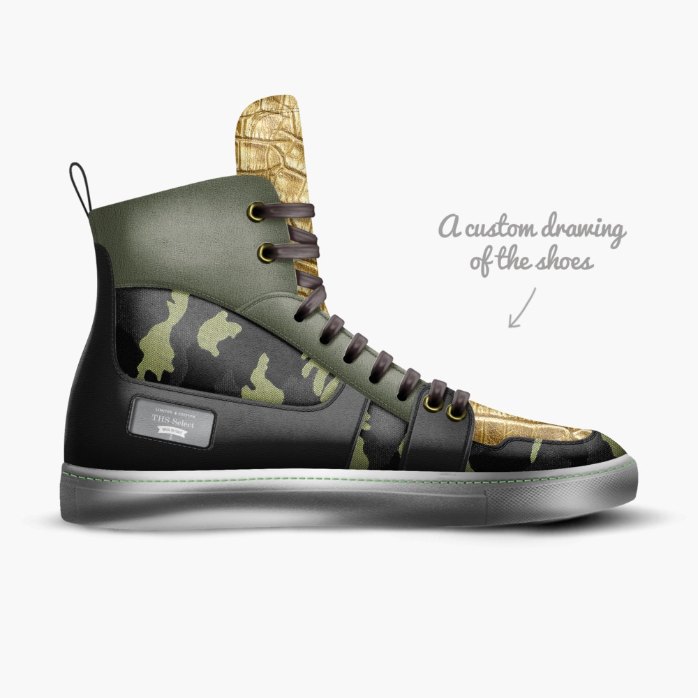 24Karat limited edition shoe 24Karat artisan made in Italy shoes by Cali Girl