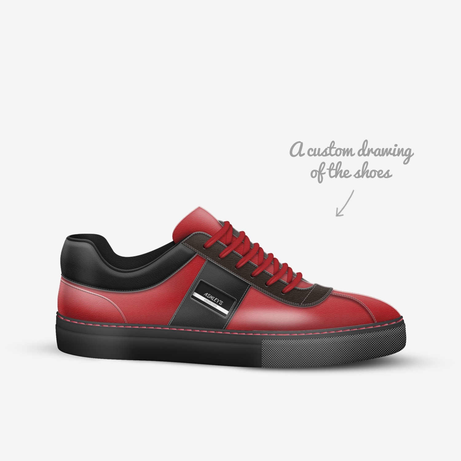 Concept  custom made in Italy shoes by Antwan Payne | Sketch view