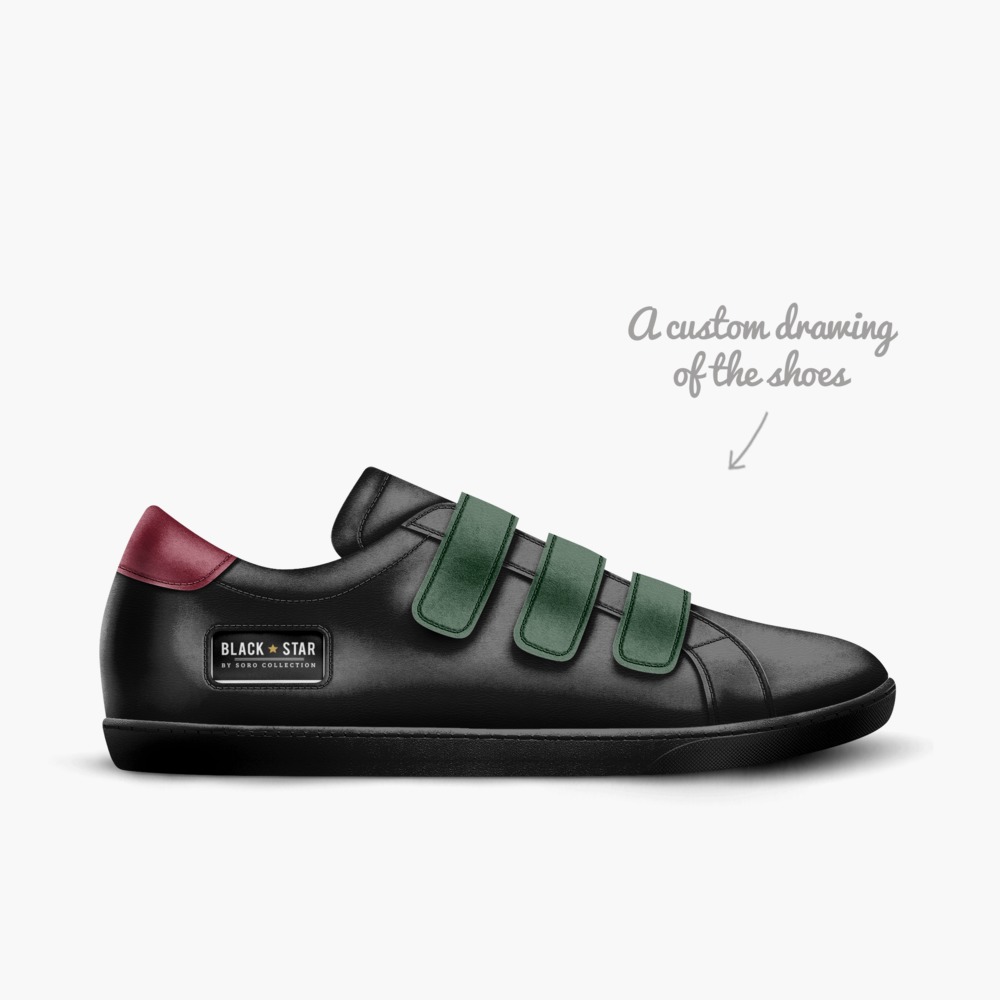 STRAPPED BY SORO limited edition shoe STRAPPED BY SORO artisan made in Italy shoes by Abiola Haastrup - Akintunde