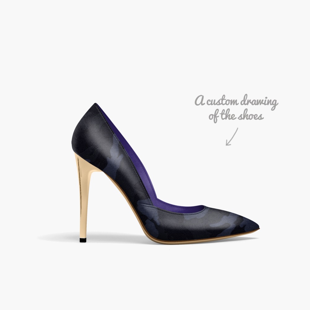 Iman limited edition shoe Iman artisan made in Italy shoes by Albert Ray Collection