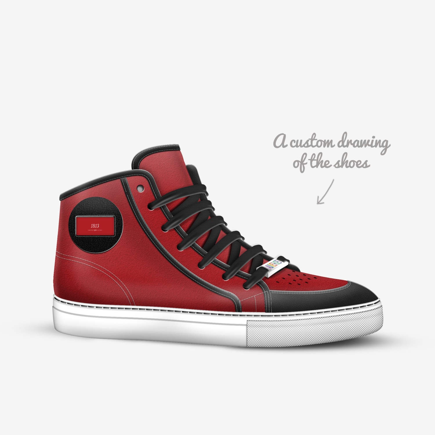BUZZ custom made in Italy shoes by Alphonzo White | Sketch view