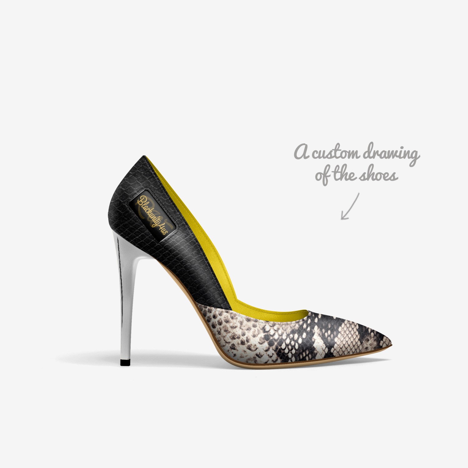 Shadow's custom made in Italy shoes by Raymond Wailes | Sketch view