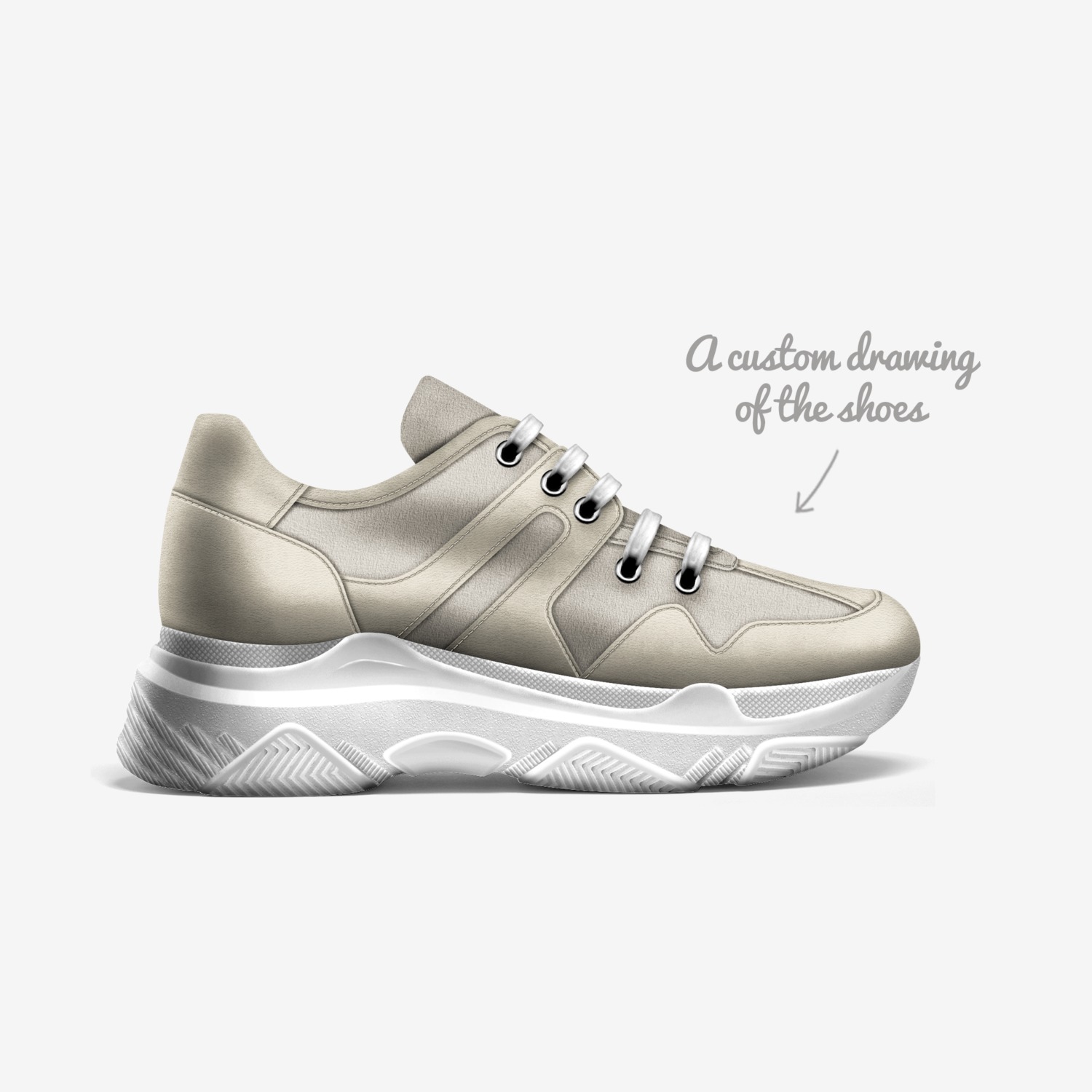 HOLY-FLESH custom made in Italy shoes by Kelvin Harris | Sketch view