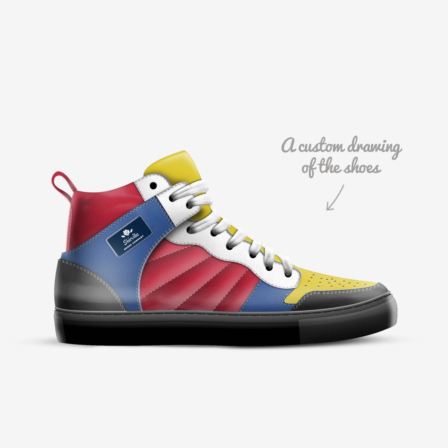Shirville custom made in Italy shoes by Shirville Jarvis | Sketch view