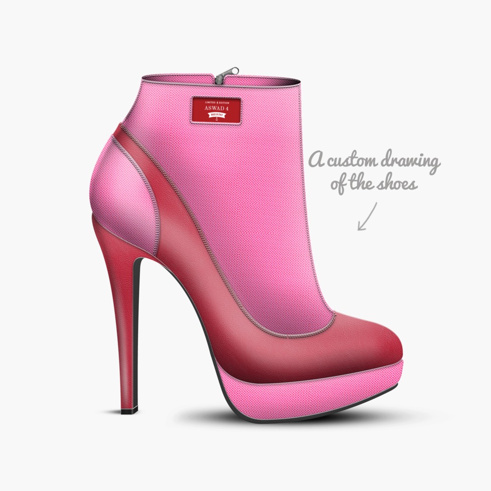 ASWAD 4 limited edition shoe ASWAD 4 artisan made in Italy shoes by Mildred Lewis