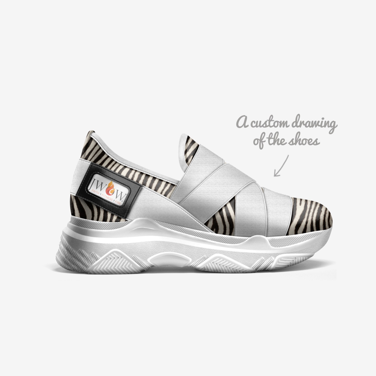 JesusWOWarriors custom made in Italy shoes by James Mitchell | Sketch view