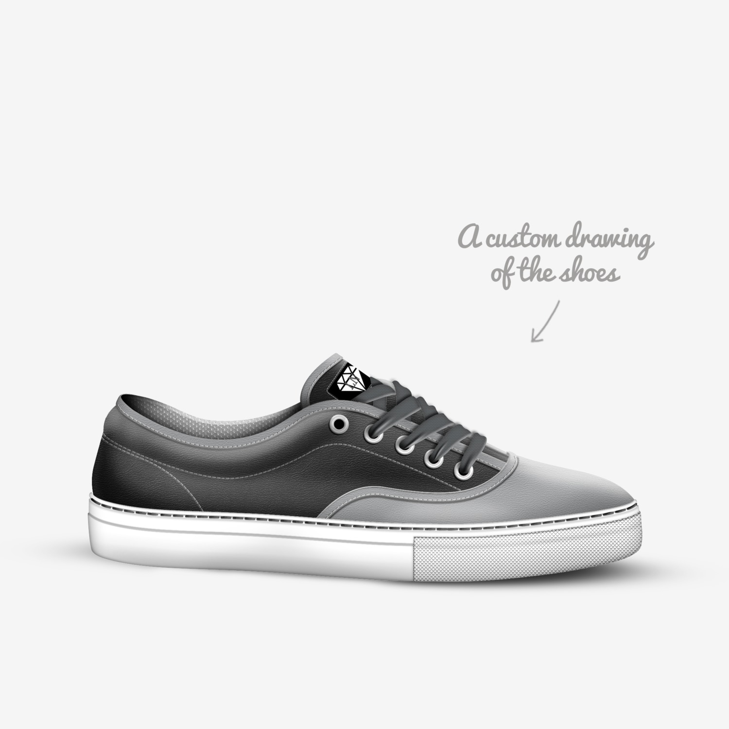 LNShoes custom made in Italy shoes by Nathan Whitney | Sketch view