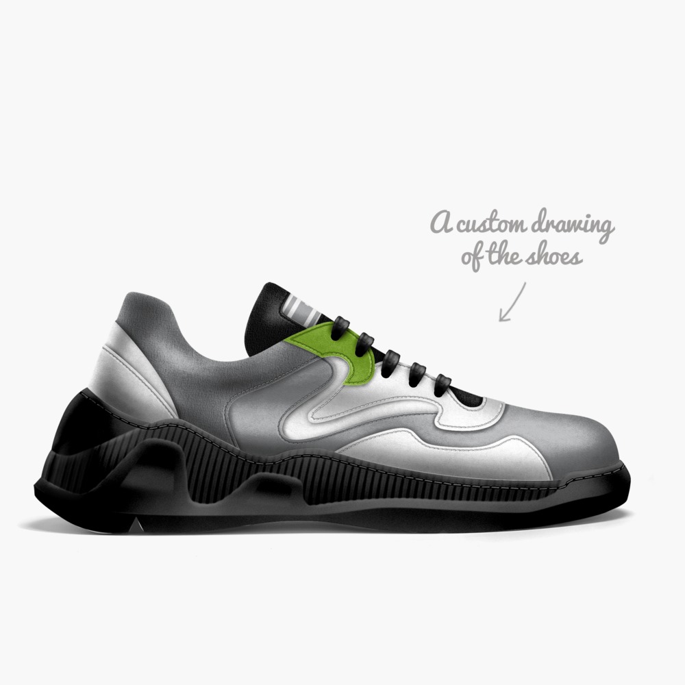 REV 1's limited edition shoe REV 1's artisan made in Italy shoes by Frederick A. Landy