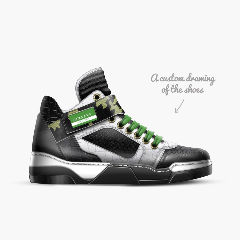 GATOR DRIP limited edition shoe GATOR DRIP artisan made in Italy shoes by Sean Brees