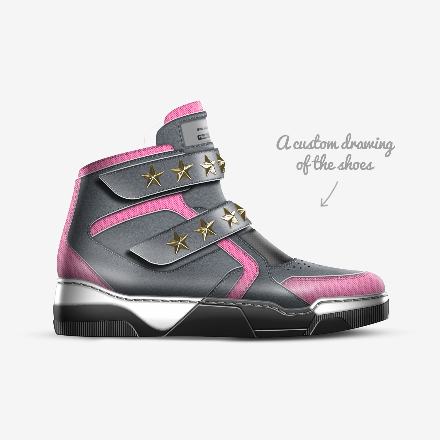 FRANKO custom made in Italy shoes by Michael Frank | Sketch view