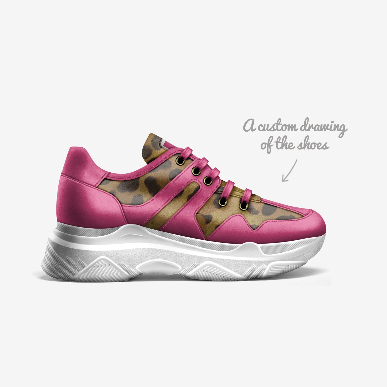 Hipers custom made in Italy shoes by Alexis Sardinas | Sketch view