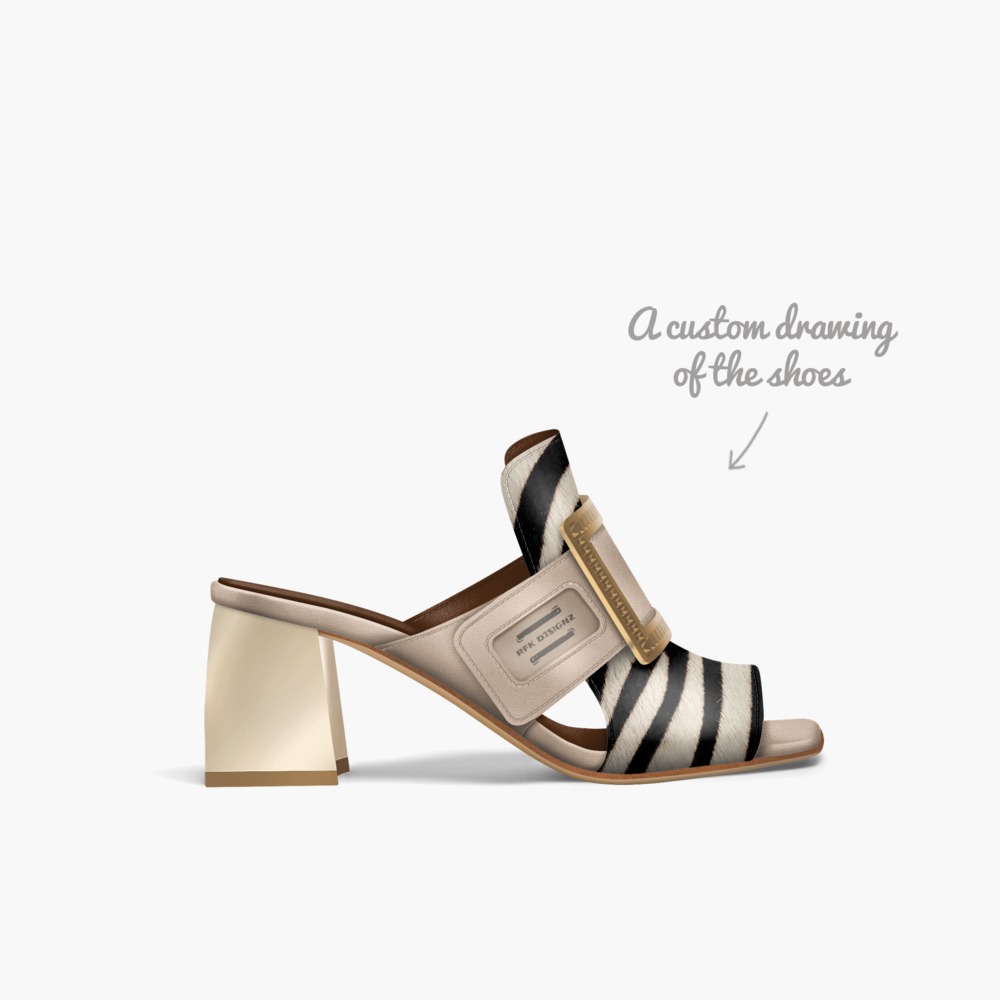 EleganZe limited edition shoe EleganZe artisan made in Italy shoes by Rudanie Kunst