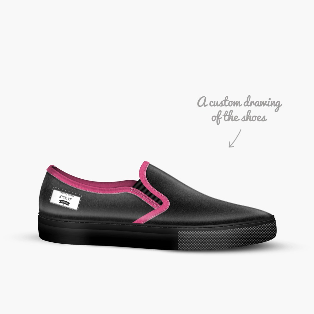 KICK IT limited edition shoe KICK IT artisan made in Italy shoes by Lauren Buehner