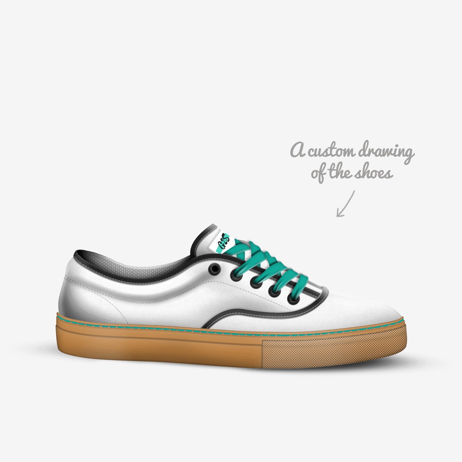 Goodie 2 Shoes custom made in Italy shoes by Burnett Smith 3rd | Sketch view