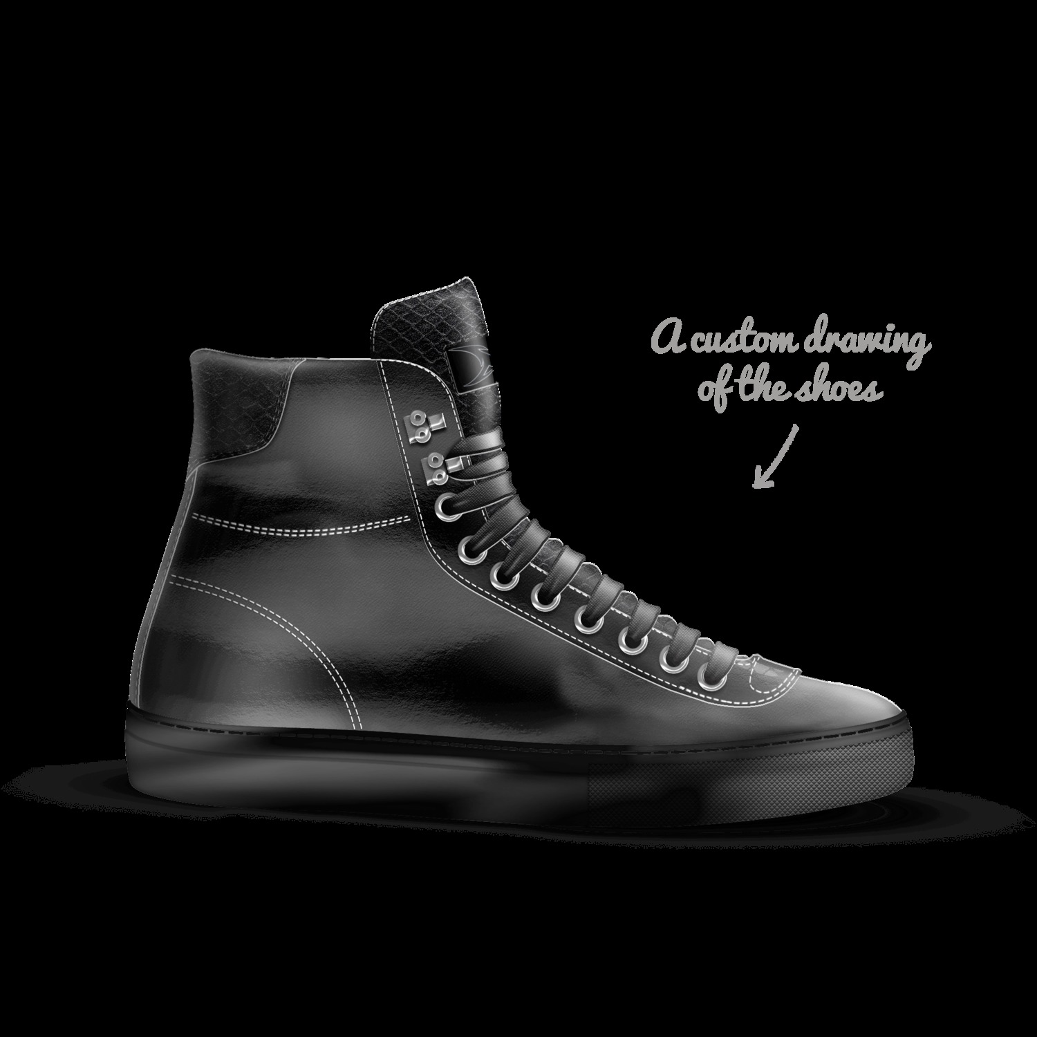 Dark Soles A Custom Shoe concept by Hekate Ltd. Co
