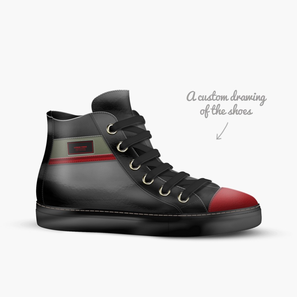 Lunar Vibez limited edition shoe Lunar Vibez artisan made in Italy shoes by Tiffany Scrivens