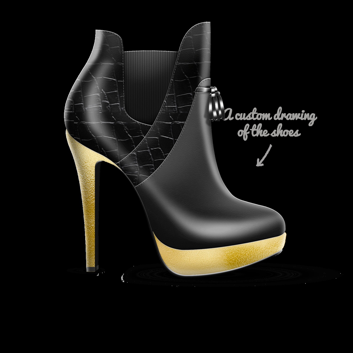 Royal gold shoes discount