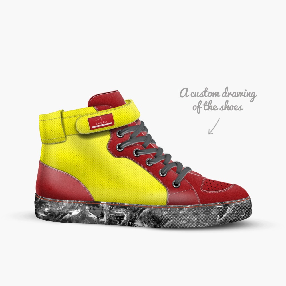 snow fox limited edition shoe snow fox artisan made in Italy shoes by Aiden Chavez