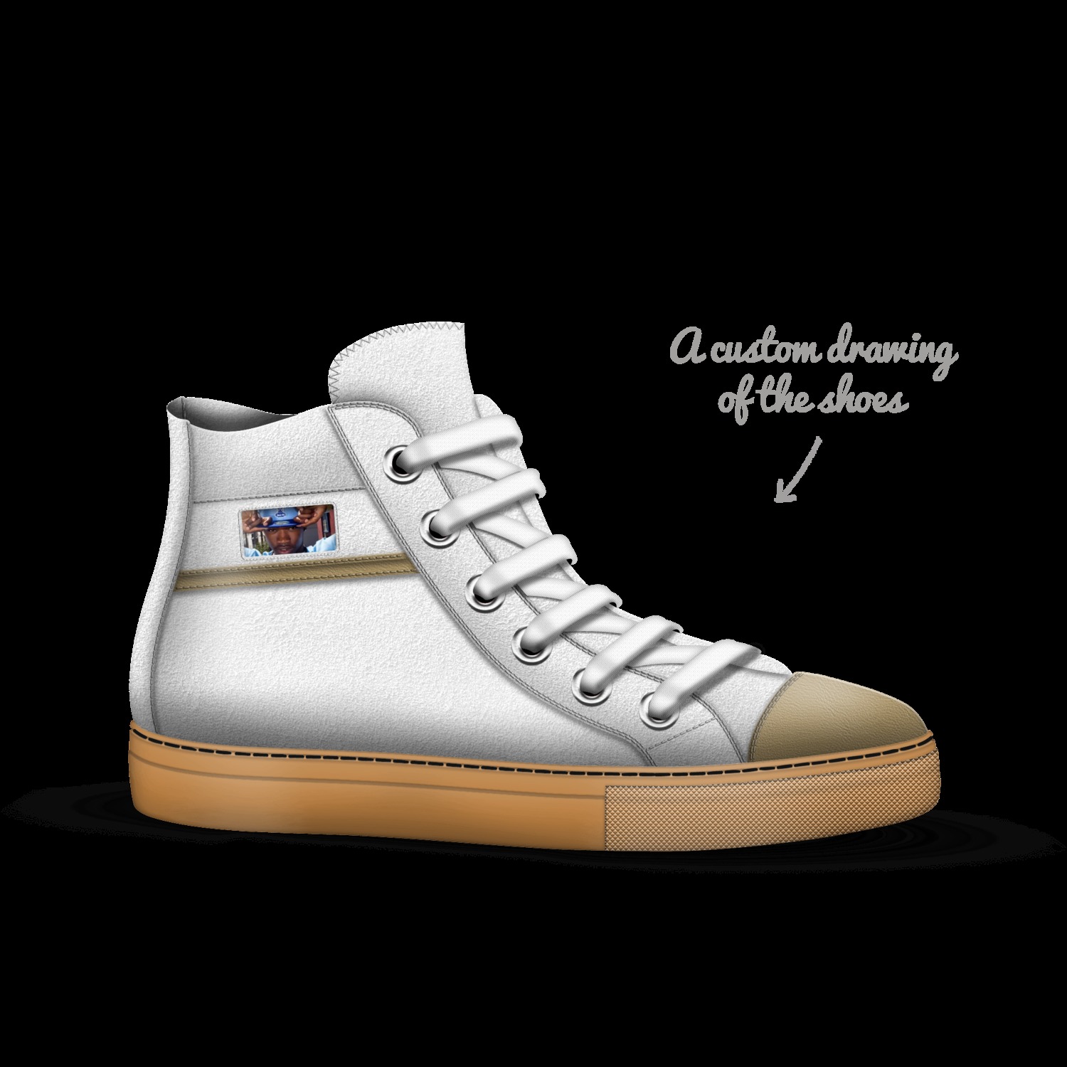 King Vvibe Drip A Custom Shoe concept by Hasaun Moore