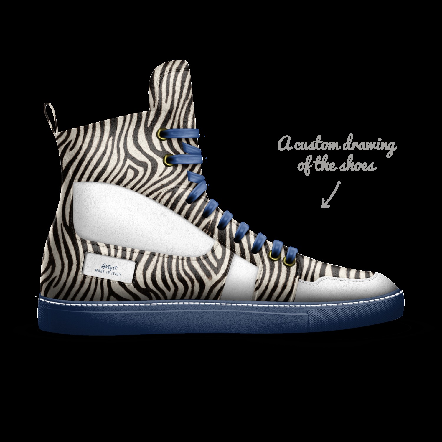 Red Zebras A Custom Shoe concept by Jeffrey Wright