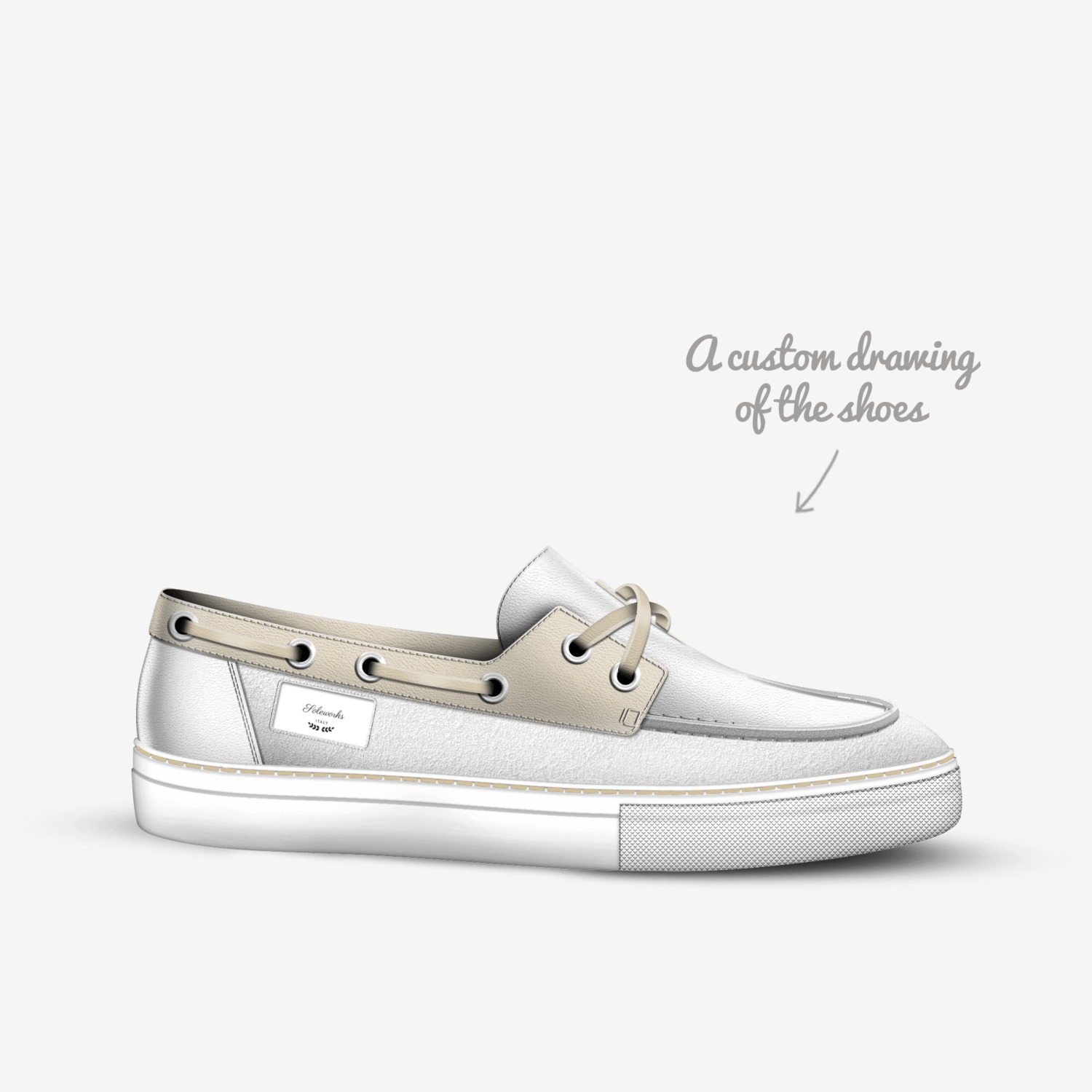 Soleworks custom made in Italy shoes by Felicia Butler | Sketch view