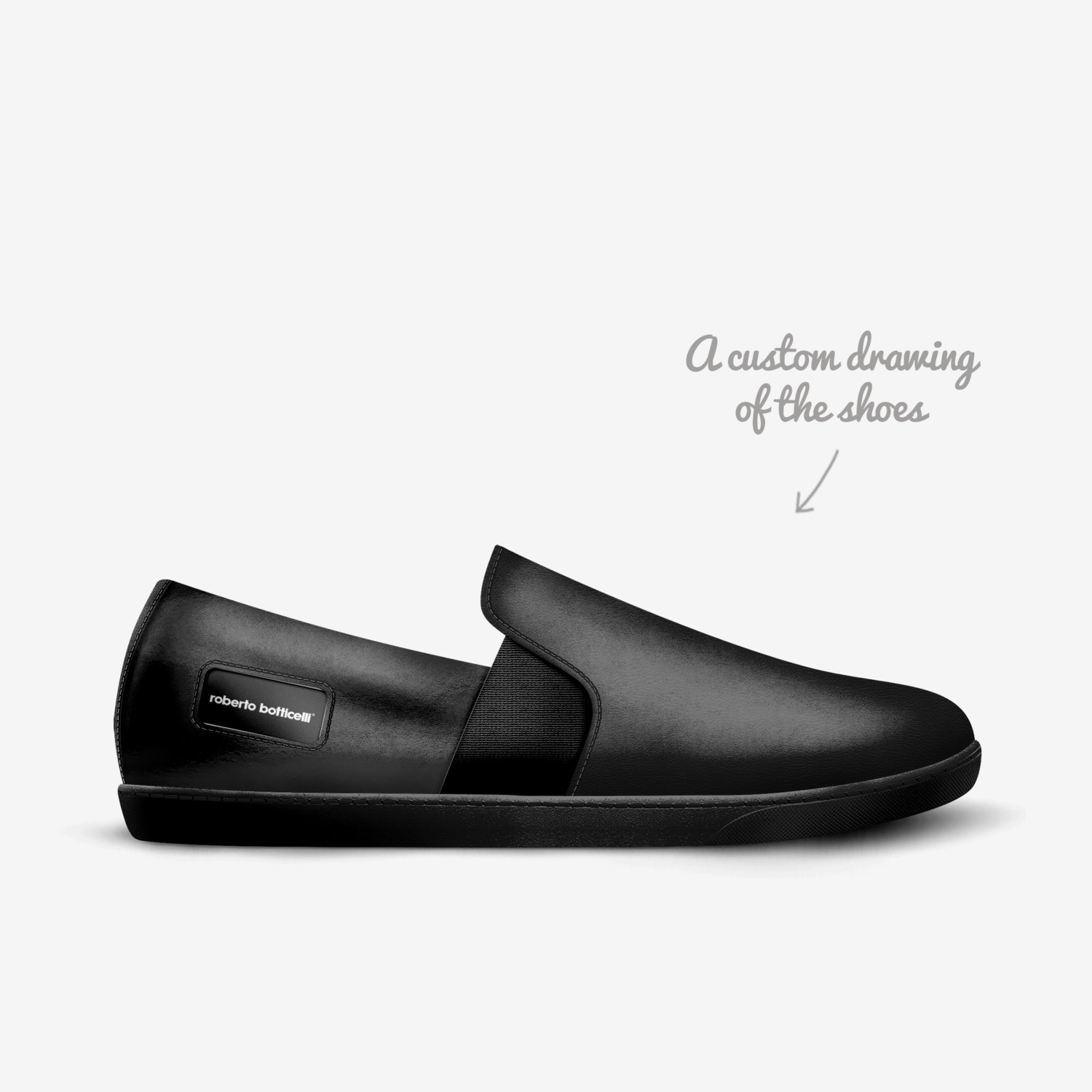 Botticelli, Shoes, 9.5, mens 6807 Roberto Botticelli Shoes / Black – Rina main image 2