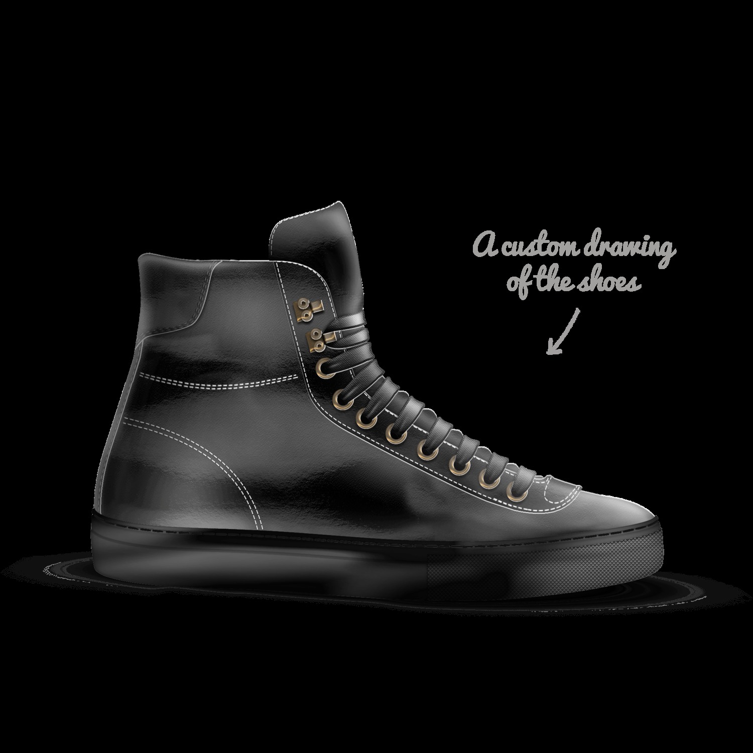 HE High Sneaker A Custom Shoe concept by Bj Min