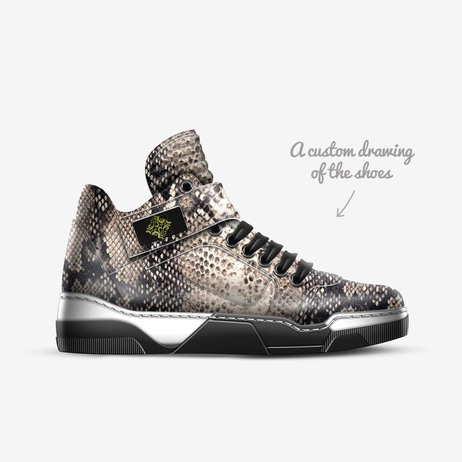 #G.O.A.T  custom made in Italy shoes by Robert Earby | Sketch view