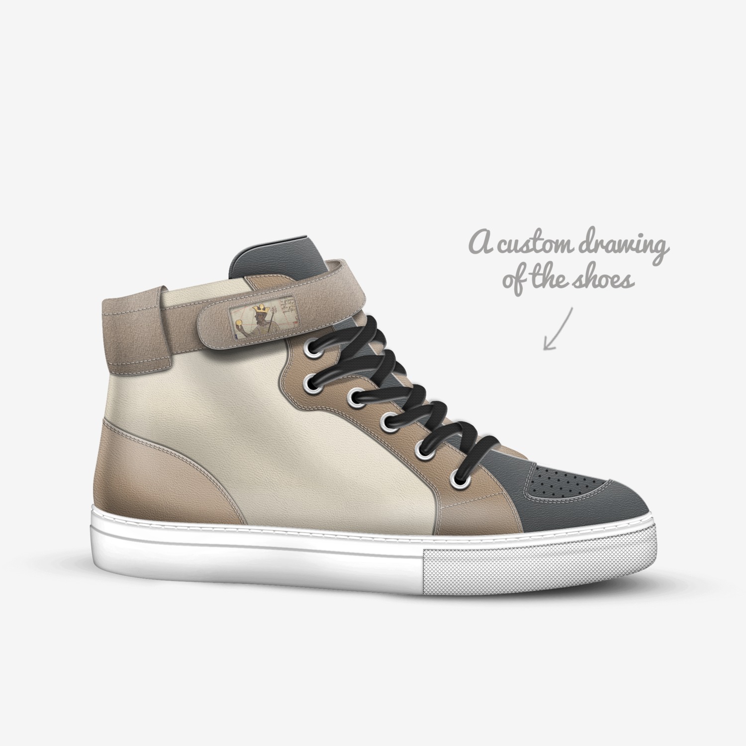 Scarver's custom made in Italy shoes by Jamol Scarver | Sketch view